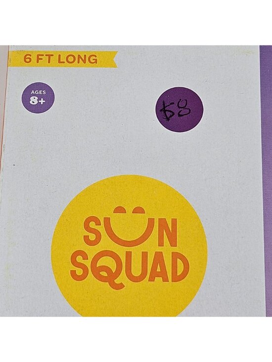 Sun Squad Pool Float Inflatable Pineapple Swim Tube Yellow Green Summer NIB - Picture 5 of 10